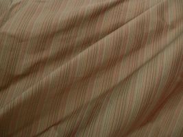 54" Silk Dupioni Stripe Fabric - Vasta Taupe